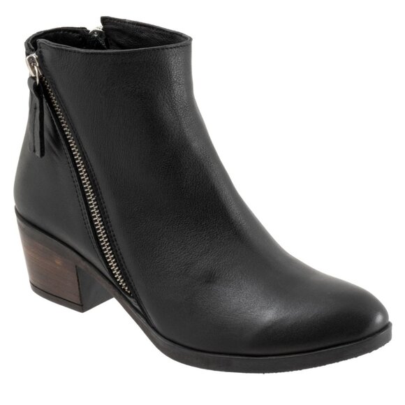 Bueno Shoes - Bueno Camila Womens Almond Toe Boots, Black, 37 EU